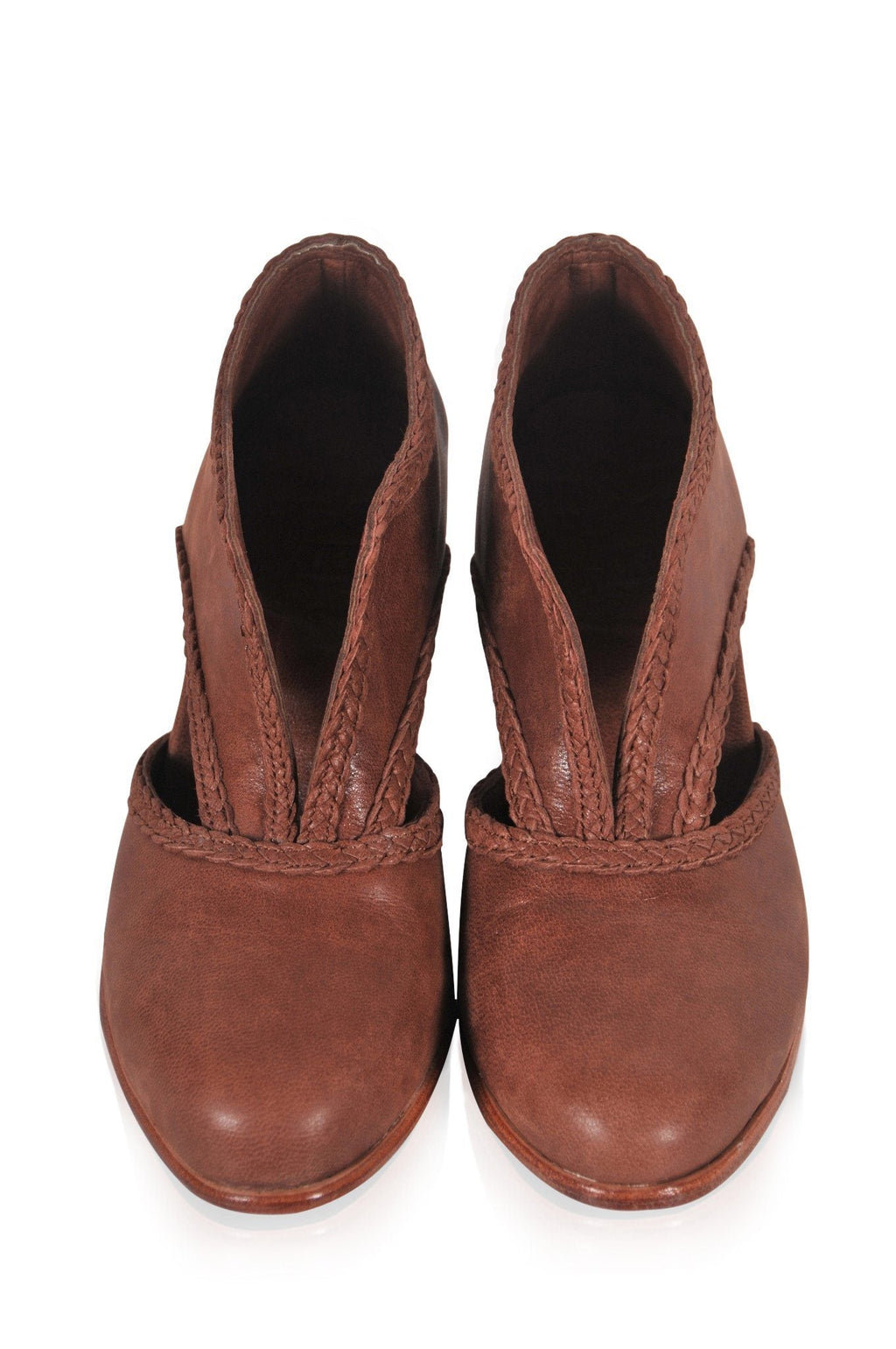 Spirit Walker Leather Heel Booties