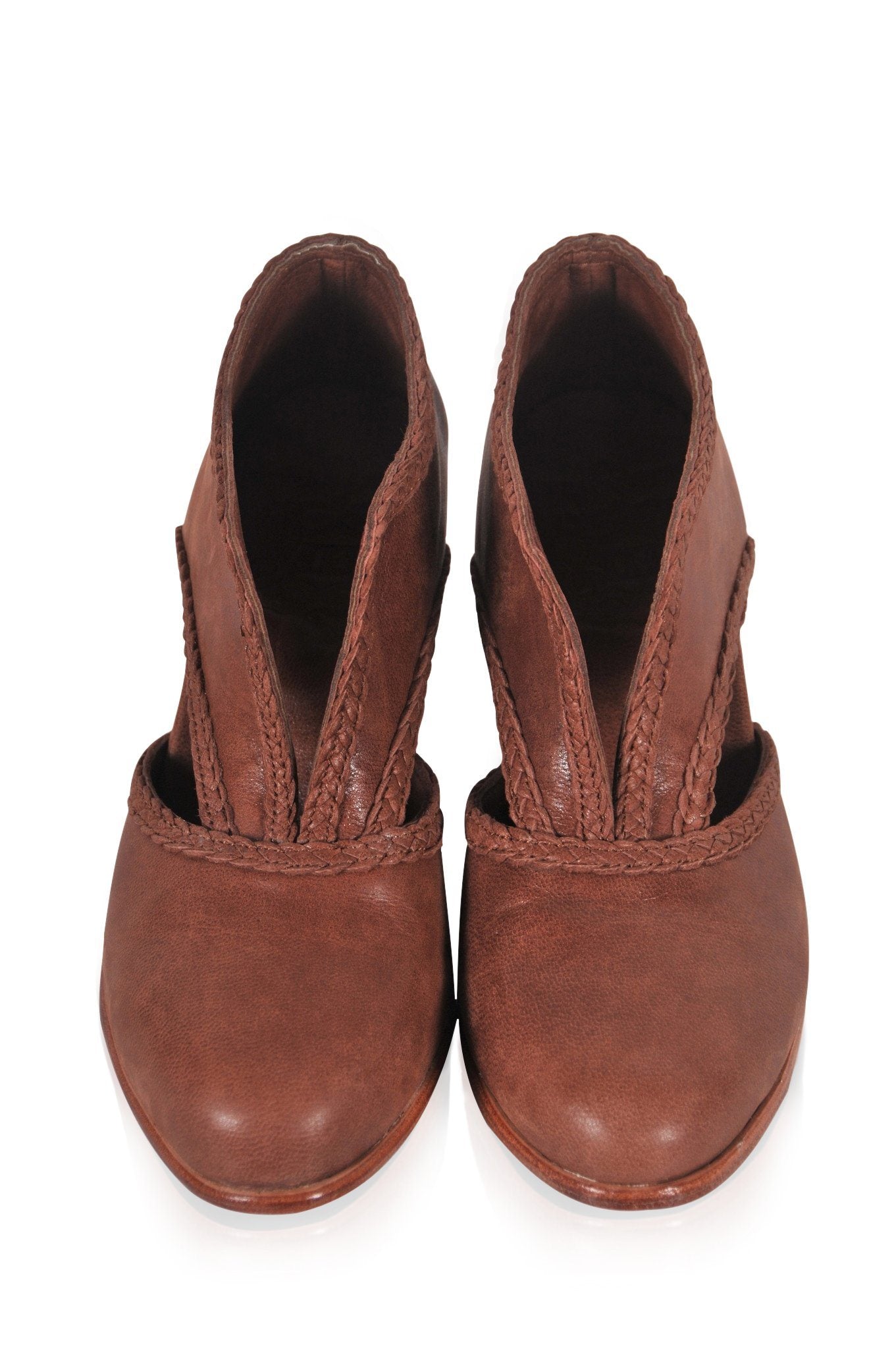 Spirit Walker Leather Heel Booties