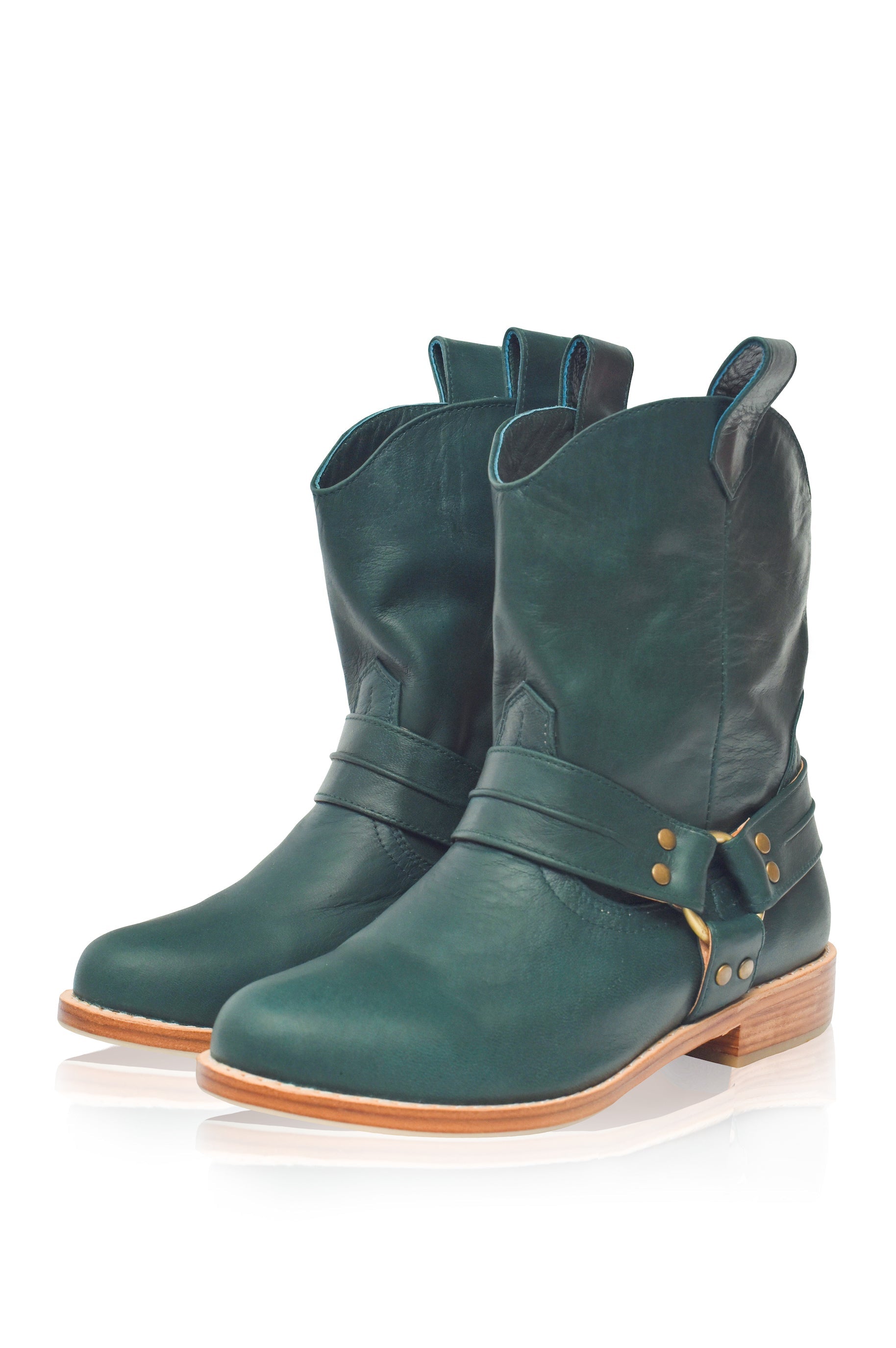 Cali Pull-On Leather Boots
