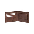 K10603BB | Men's wallet in genuine full-grain leather, Volanata. Dark Brown color. Pocket p/coins. Size when closed: 12.5 x 9.3 x 1 cm. Packaging: hard bottom/cover Gift Box