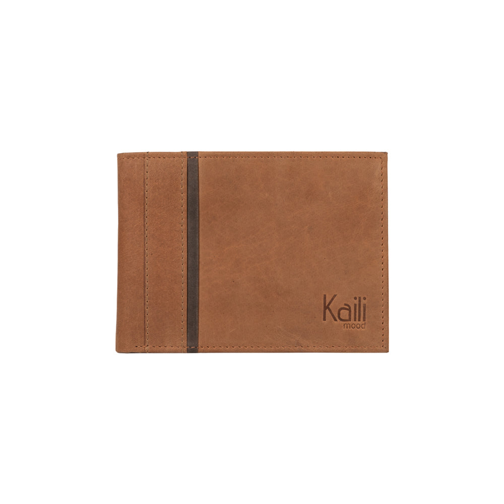 K12203UB | Men's wallet in genuine full-grain leather, Naked. Leather color. RFID protection. Size when closed: 12.5 x 9.5 x 2 cm. Packaging: gift box bottom/cover