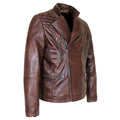 Mauve Men's Vintage Genuine Cow Leather Jacket
