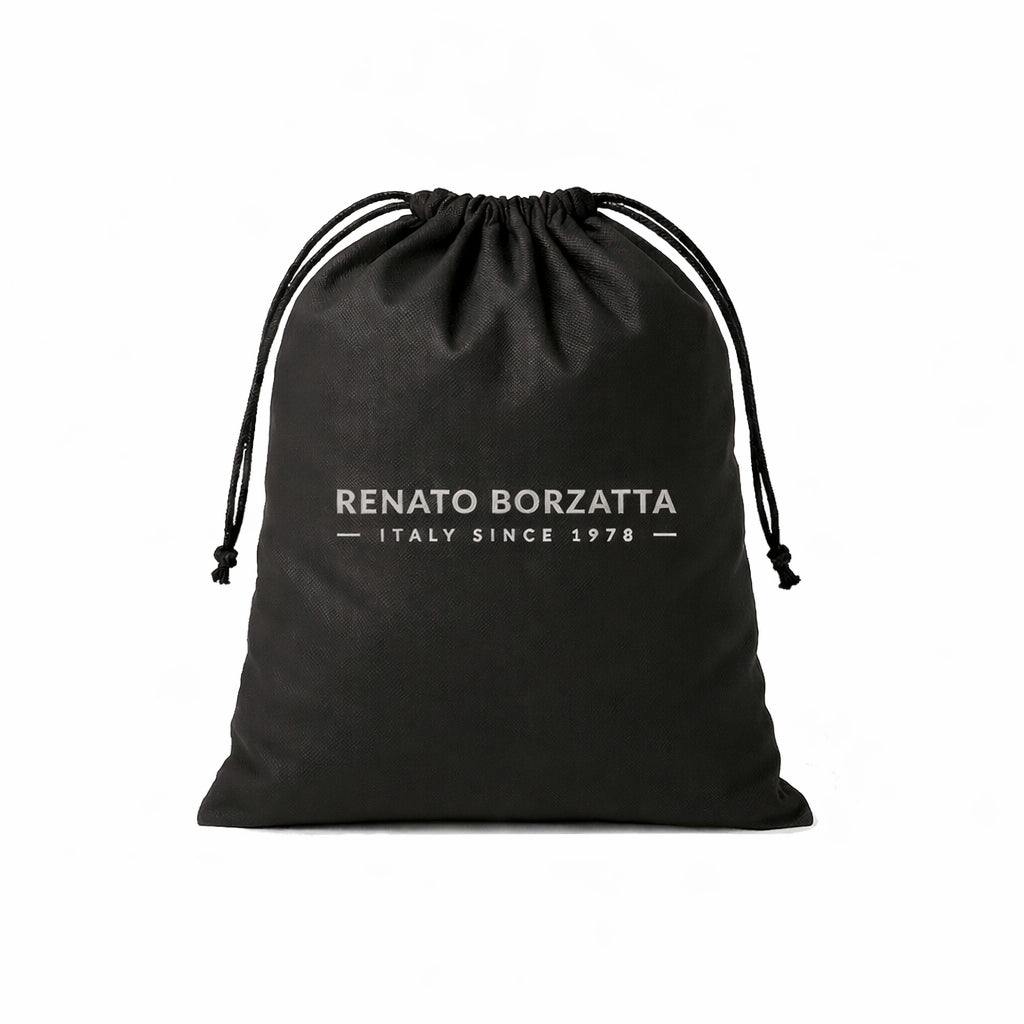 RB1034A | VIRGINIA Women's Bowling Bag in Genuine Saffiano Leather Made in Italy. Polished Silver Metal Hardware. Color: Black. Dimensions: 35 x 19 x 14.5 + 12 cm (handle drop)