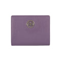 RB1080SY | Portafogli Donna Made in Italy in Vera Pelle grana Dollaro. Colore Viola. Dimensioni (da chiuso): cm 13 x 9 x 2,5