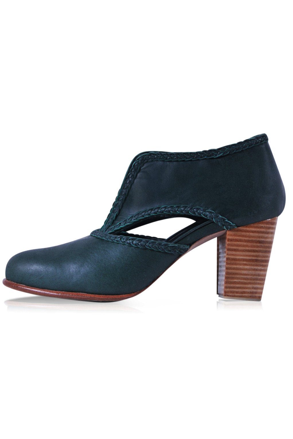 Spirit Walker Leather Heel Booties