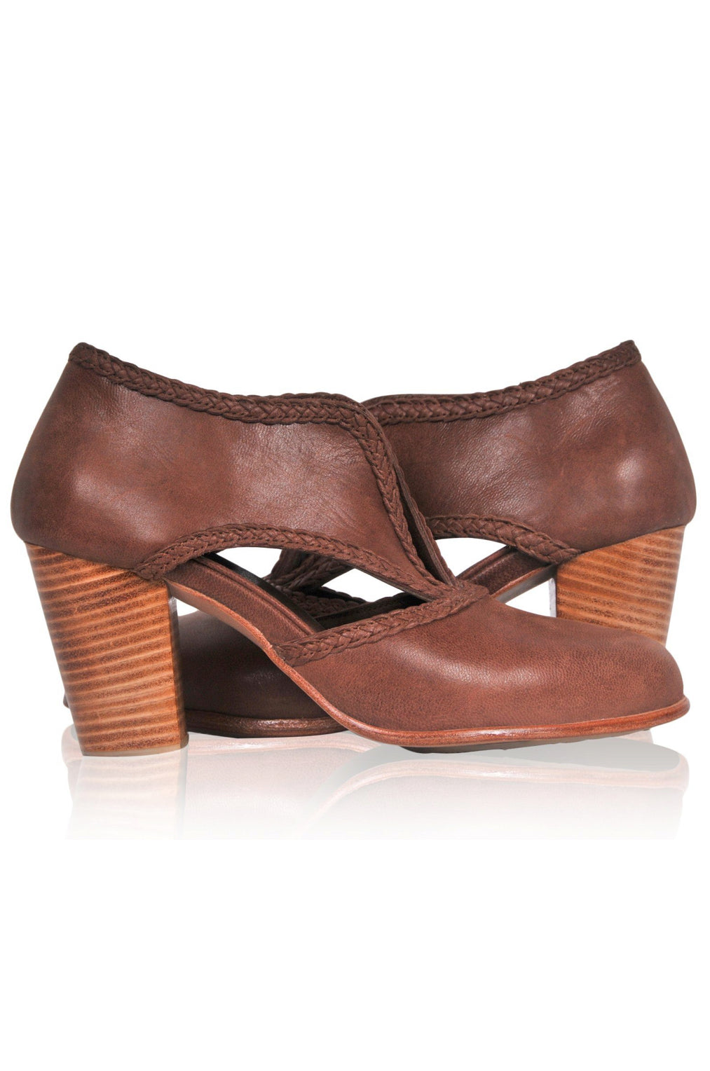 Spirit Walker Leather Heel Booties
