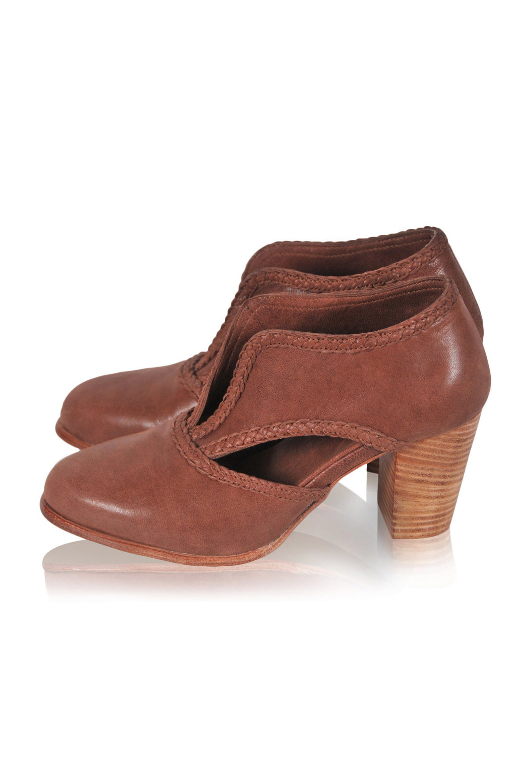 Spirit Walker Leather Heel Booties