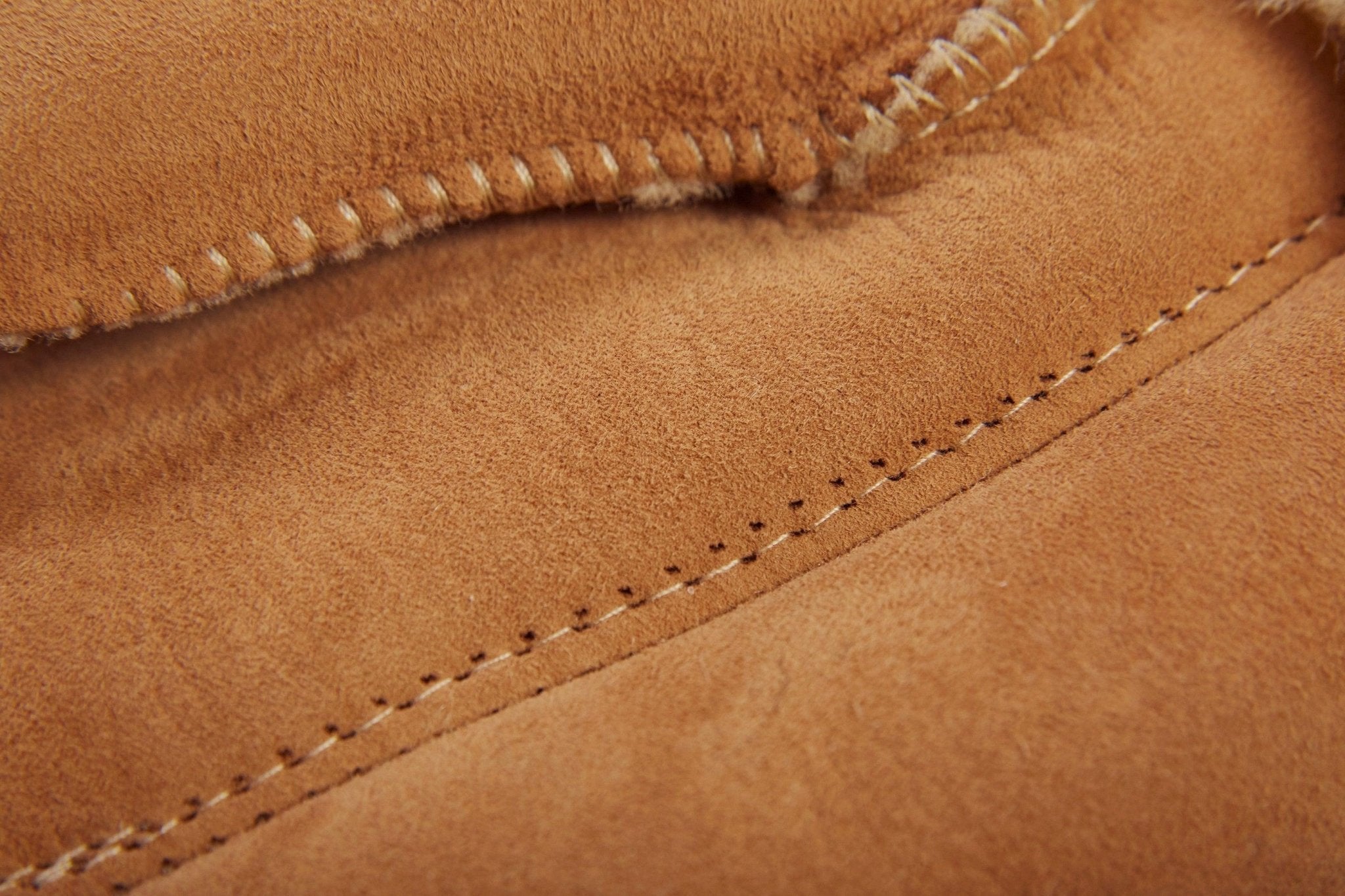 Adult Natural Sheepskin Gloves - Beige - NaimLeather