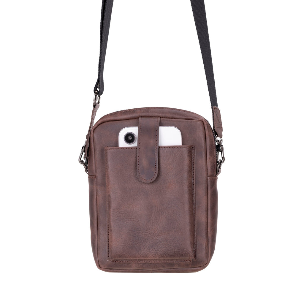 Ajo Leather Crossbody Bag – Genuine Leather Purse - NaimLeather