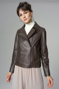 Chocolate Genuine Leather Jacket - NaimLeather