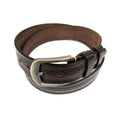 Classic Men's Dark Brown Genuine Leather Belt - NaimLeather
