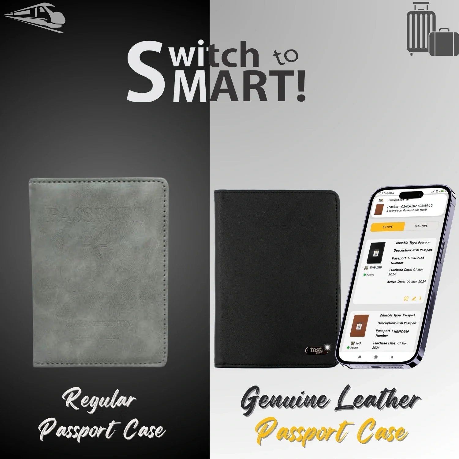 Genuine Leather Passport Case - NaimLeather