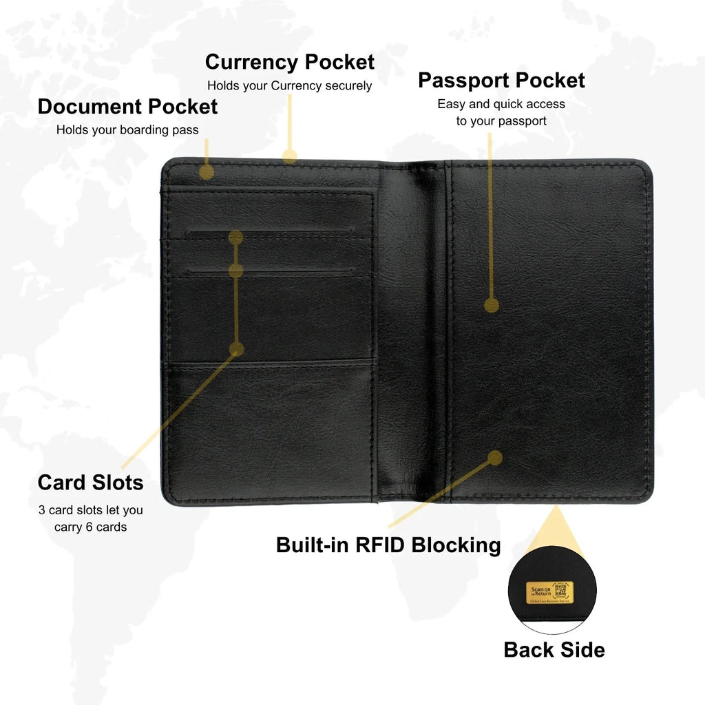 Genuine Leather Passport Case - NaimLeather