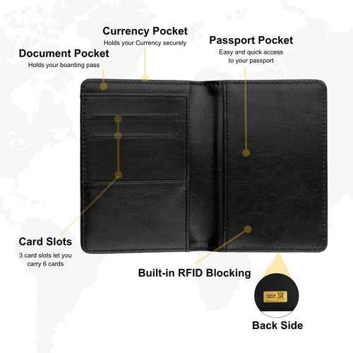 Genuine Leather Passport Case - NaimLeather