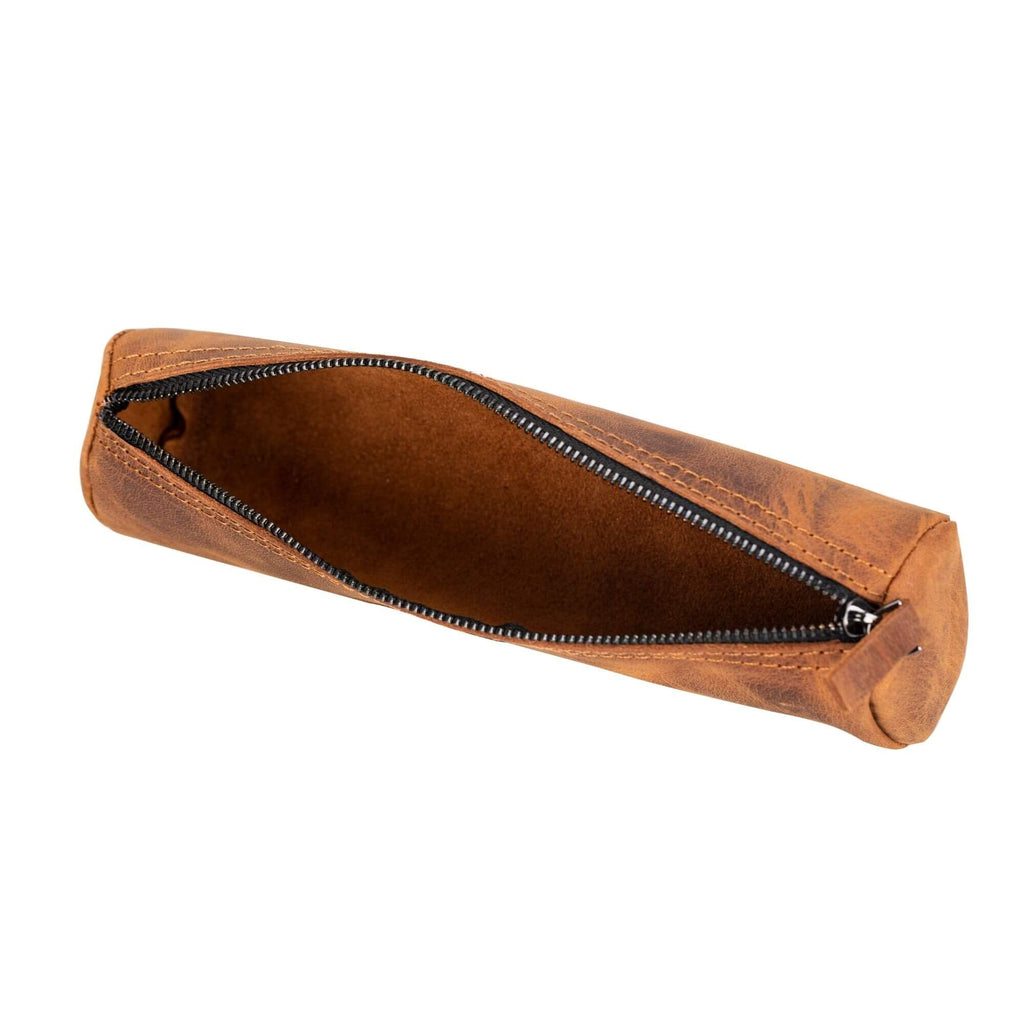 Handmade Genuine Cow Leather Pencil Case - NaimLeather