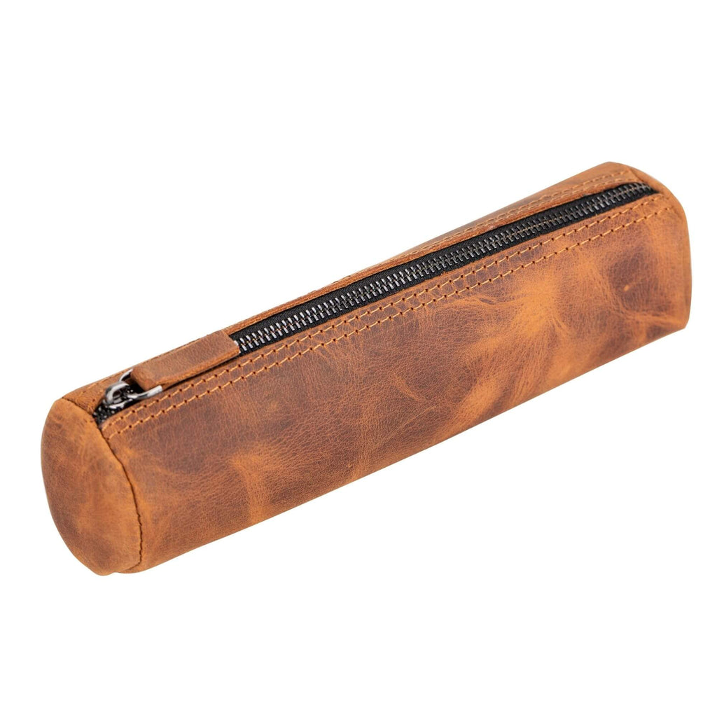 Handmade Genuine Cow Leather Pencil Case - NaimLeather