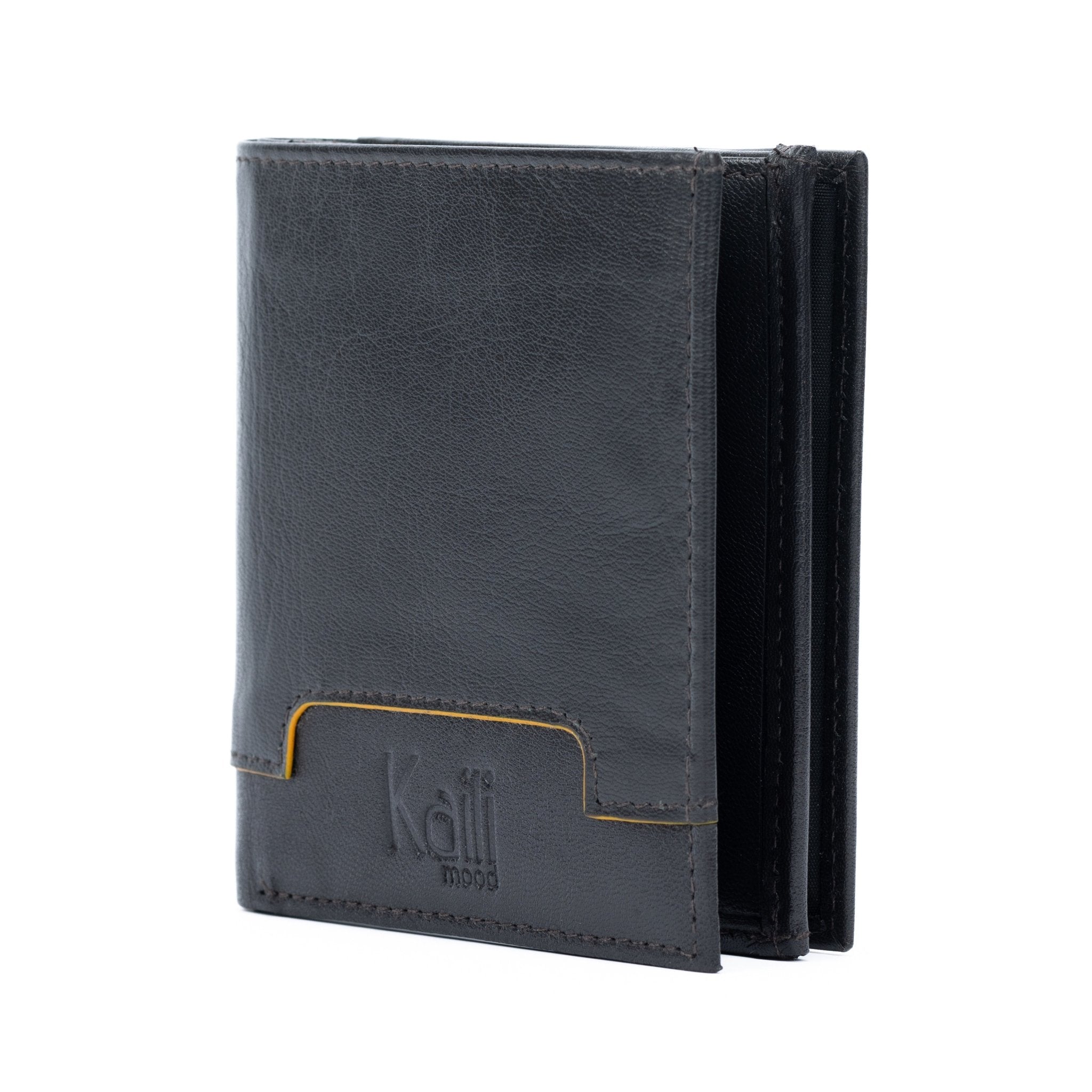 K11025BB | Men's Genuine Leather Wallet Col. Dark Brown - NaimLeather