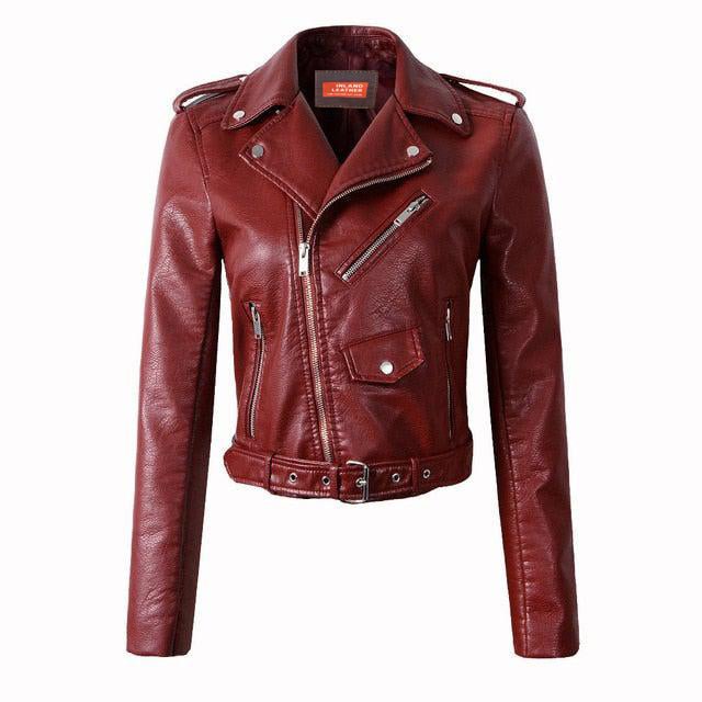 Katherine Women's Motorcycle Genuine Leather Jacket - NaimLeather