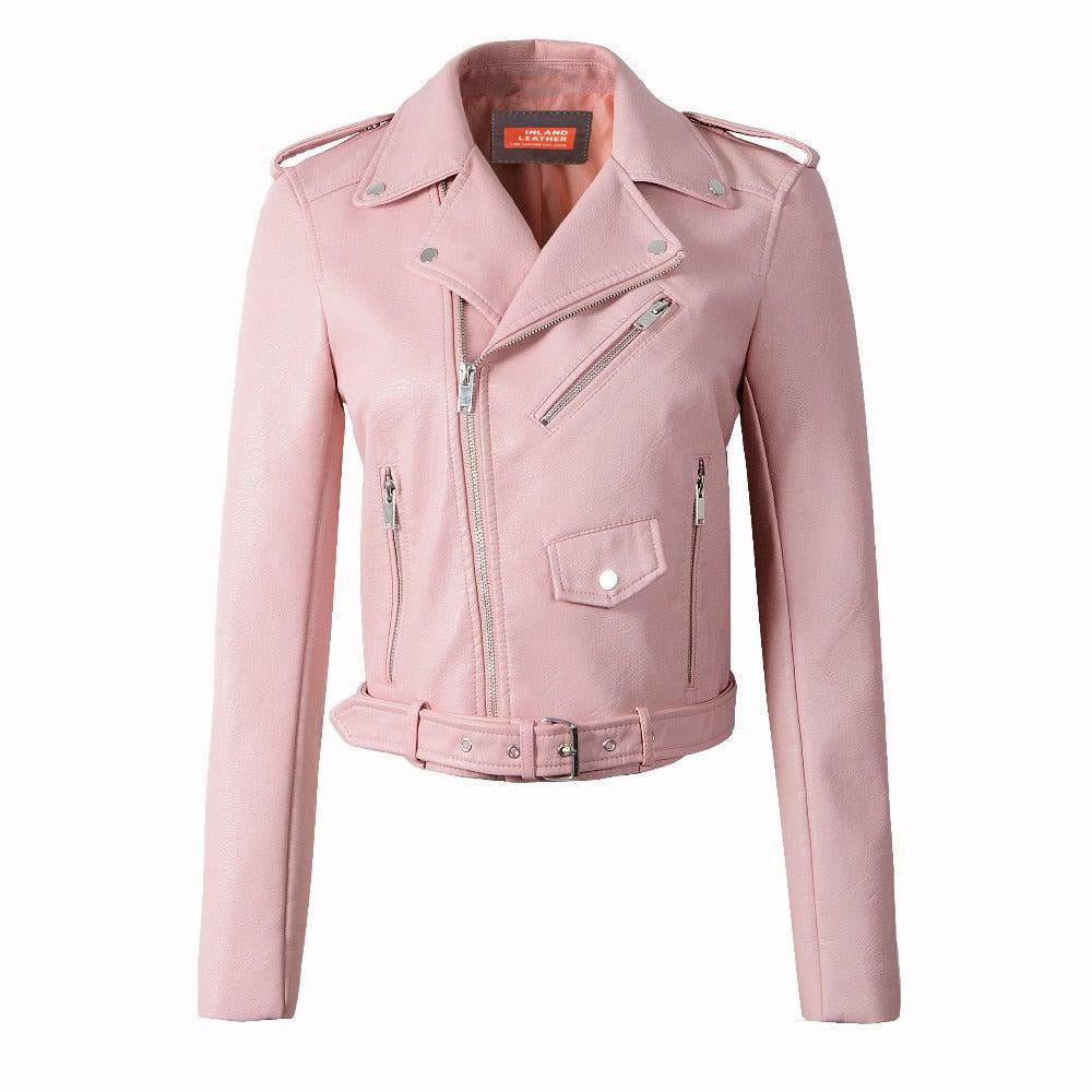 Katherine Women's Motorcycle Genuine Leather Jacket - NaimLeather