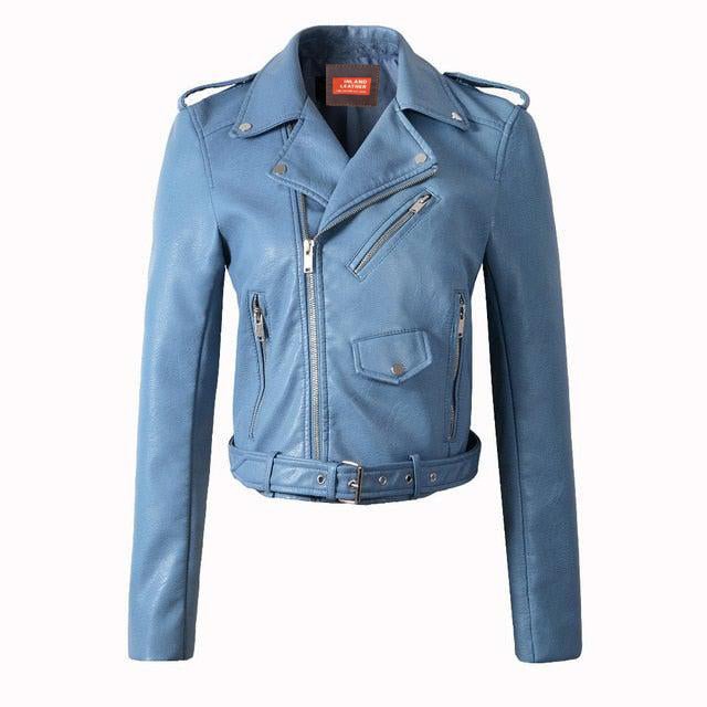 Katherine Women's Motorcycle Genuine Leather Jacket - NaimLeather