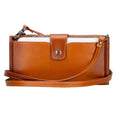 Kaycee Leather Women's Cell Phone Wallet with Strap - NaimLeather