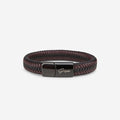 Men's Genuine Braided Leather Berkeley Bracelet - NaimLeather