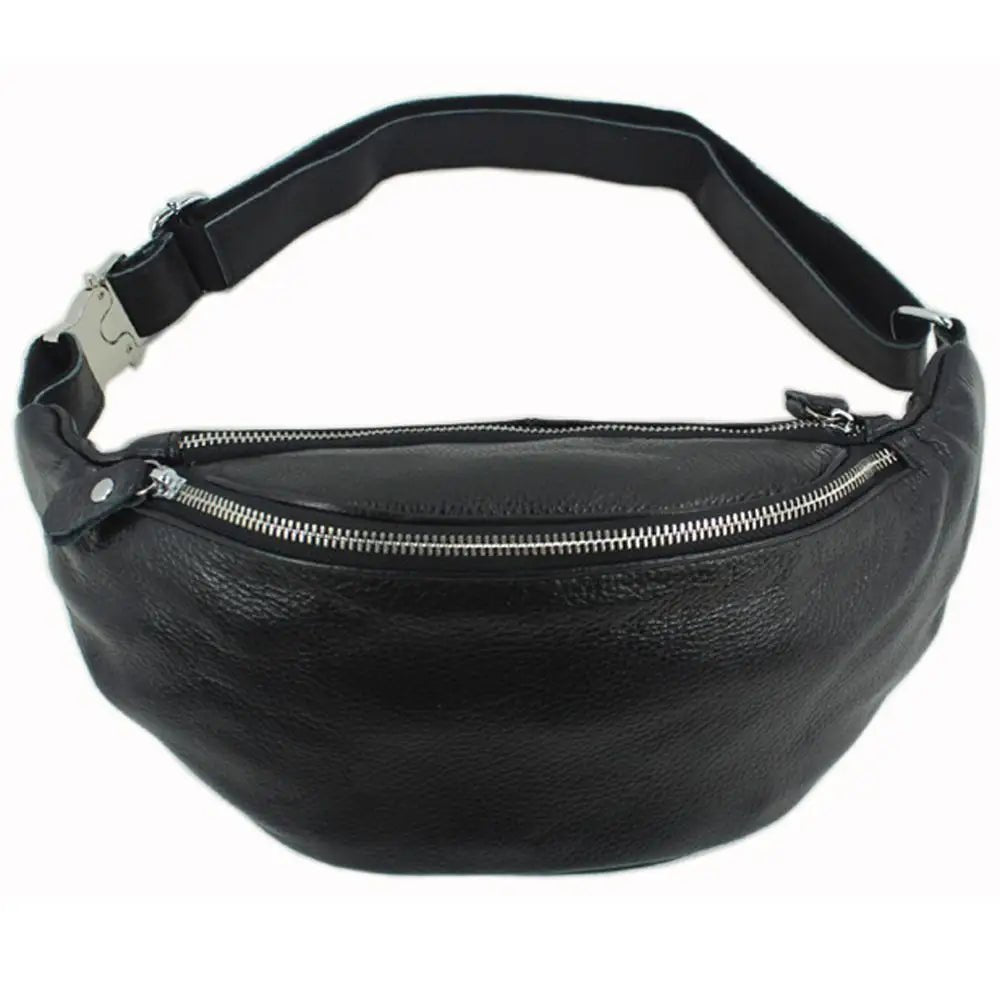 NNEOBA Genuine Leather Waist Bag - NaimLeather