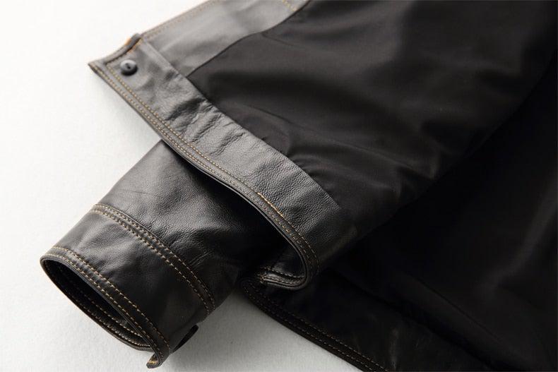 Petyr Genuine Men Sheepskin Leather Coat - NaimLeather