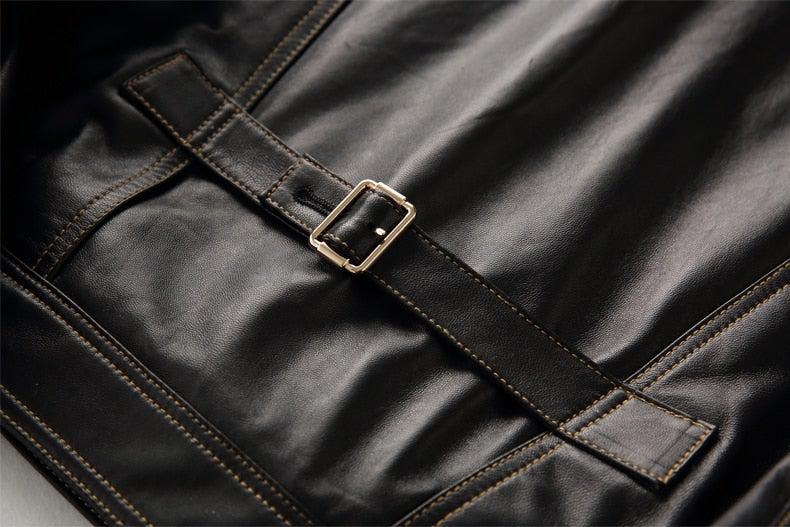 Petyr Genuine Men Sheepskin Leather Coat - NaimLeather