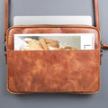 Seward Leather Laptop Bag with Shoulder Strap - MacBook Sleeve 14" & 16" - NaimLeather
