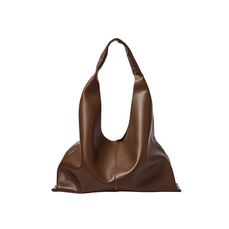 Soft Slouch Genuine Leather Oversized Tote Bag