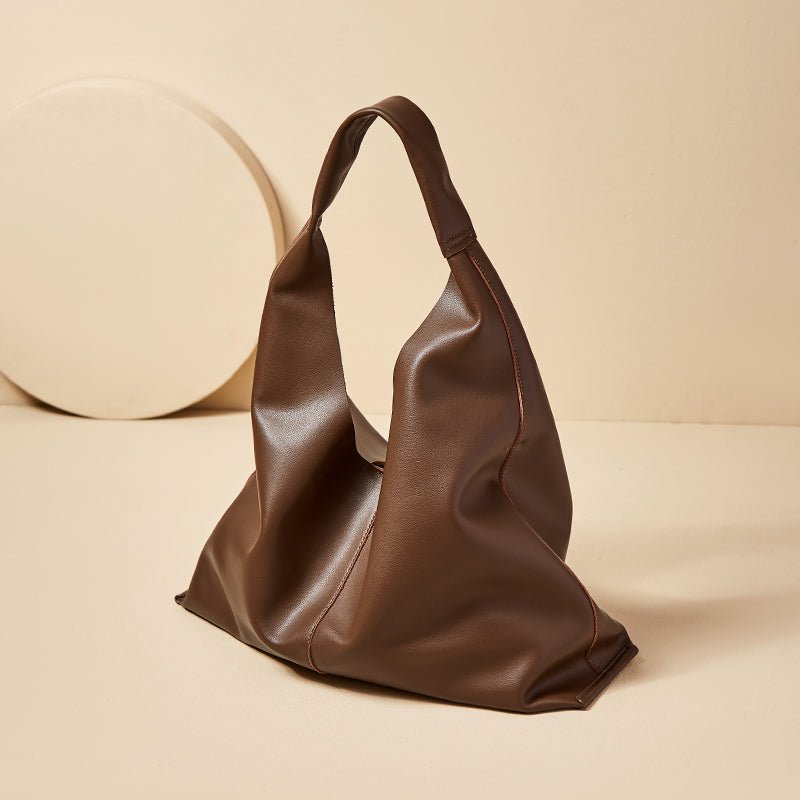 Soft Slouch Genuine Leather Oversized Tote Bag