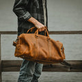 The Dagny Weekender | Large Leather Duffle Bag - NaimLeather