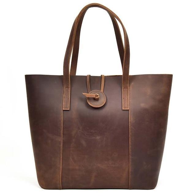 The Taavi Tote | Handcrafted Leather Tote Bag - NaimLeather