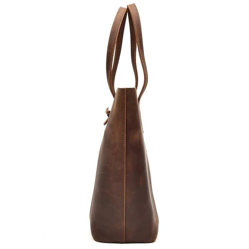 The Taavi Tote | Handcrafted Leather Tote Bag - NaimLeather
