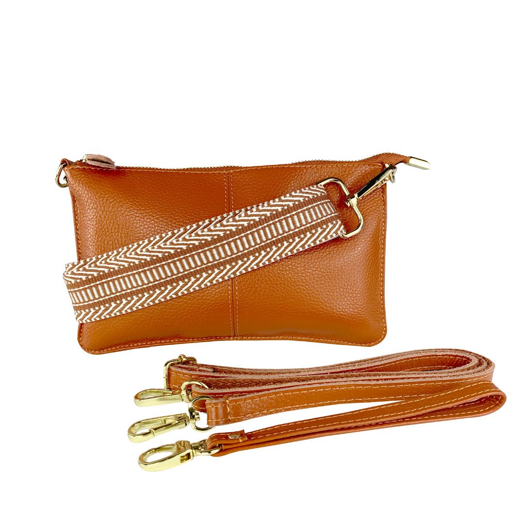 Tonya Genuine Leather Crossbody - NaimLeather